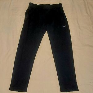 Mitre Men's Athletic Straight Leg Pro Flow Jogging Pants With Drawstring, Size S